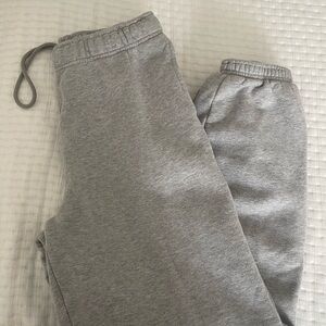 TNA Cozy Heather Gray Sweatpants